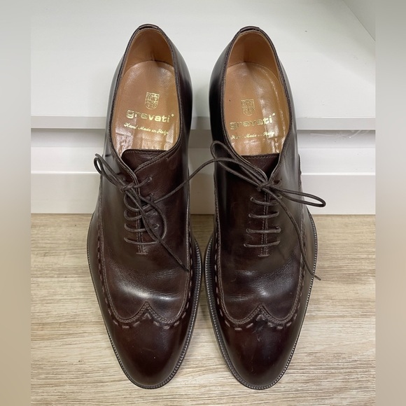 Gravati Men’s Brown leather Loafers Size 9.5 M - Picture 1 of 7